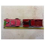 DIE CAST METAL CARS X2