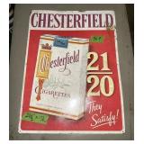 METAL CHESTERFIELD SIGN 1 SIDED