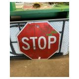 METAL STOP SIGN SINGLE SIDED