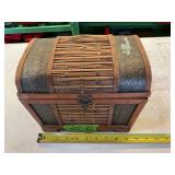 WOOD BOX + CONTENTS