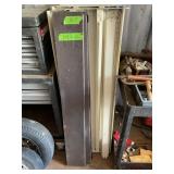 8 METAL SHELVES