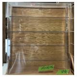WOOD + PLEXIGLASS DISPLAY CASE