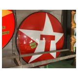 PLASTIC TEXACO WALL SIGN