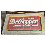 1 SIDED DR PEPPER METAL SIGN