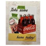 METAL COCA-COLA SIGN