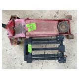 FLOOR-JACK-NEEDS REPAIR-SMALL ROLLING CART