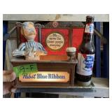PABST BLUE RIBBON BAR DISPLAY