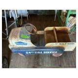 BF GOODRICH PEDAL CAR- METAL