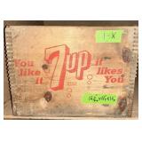 WOODEN 7UP CRATE