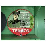 PORCELAIN TEXACO PUMP PLATE