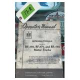 OPER. MANUAL INTERNATIONAL HARVESTER MOTOR TRUCKS