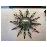 CHRYSLER HUBCAP CLOCK-UNTESTED