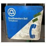 2 SIDED SOUTHWEST BELL TELEPHONE SIGN