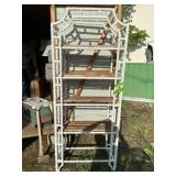 METAL BAMBOO LOOK SHELF