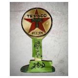 TEXACO CAST IRON DOOR STOP