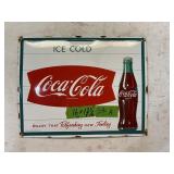 PORCELAIN COCA-COLA SIGN CONVEX