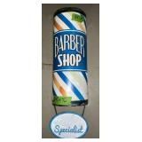 METAL BARBERSHOP SIGN