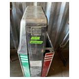 GAS PUMP FRAME/SHELL, METAL+GLASS