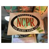 METAL KENTUCKY GAS DLRS 2 SIDED SIGN