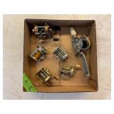 FISHING REELS- HIGGINS, SHAKESPEARE, OTHERS