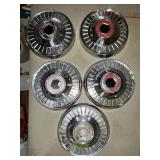 PACKARD CLIPPER HUBCAPS X5