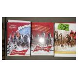 BUDWEISER CHRISTMAS STEINS IN BOX 2012, 13, 15