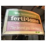 METAL ONE SIDED FERTI-LOME SIGN