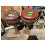 SWIVEL BAR STOOLS, X2