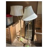 PAIR FLOOR LAMPS-UNTESTED