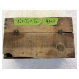 WOOD PRUNES BOX W TEXACP STAR TEAM CARDS