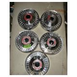 PACKARD CLIPPER HUBCAPS X5