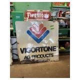METAL VIGORTONE SINGLE SIDED SIGN