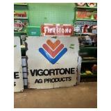 METAL VIGORTONE SINGLE SIDED SIGN