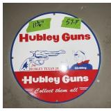 PORCELAIN 1SIDED SIGN-HUBLEY GUNS