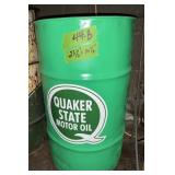 QUAKER STATE MEDIUM BULK OIL BARREL+ CONTENTS