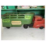 WYANDOTTE METAL LIVESTOCK TRUCK + TRAILER