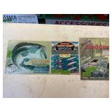 3 METAL FISHING SIGNS
