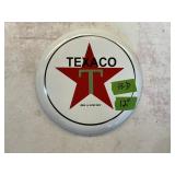ROUND METAL TEXACO SIGN