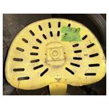 TRACTOR SEAT-METAL ON STAND