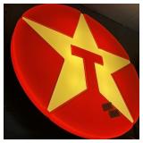 LIGHT UP TEXACO SIGN