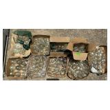 TELEPHONE GLASS INSULATORS X9 BOXES