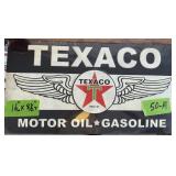 METAL TEXACO HOBBY LOBBY SIGN