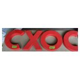 PLASTIC LETTERS - C, X, O, C