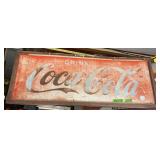 1 SIDED COCA-COLA METAL SIGN