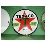 PORCELAIN TEXACO PUMP PLATE