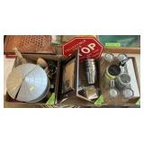 3 BOXES OF MISC. HOUSEHOLD ITEMS