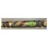 WOOD BARBER POLE
