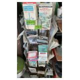 MAP DISPLAY STAND W MAPS