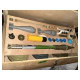 WOODEN BOX W INERT TRAINING ORDNANCE BOX DAMAGED