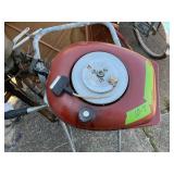 WARDS SINGLE SEA KING BOAT MOTOR ON STAND UNTESTED